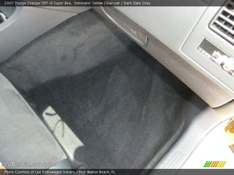 Detonator Yellow Clearcoat / Dark Slate Gray 2007 Dodge Charger SRT-8 Super Bee