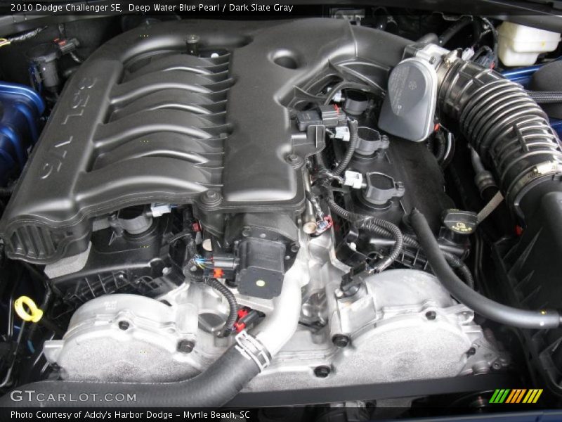 Deep Water Blue Pearl / Dark Slate Gray 2010 Dodge Challenger SE