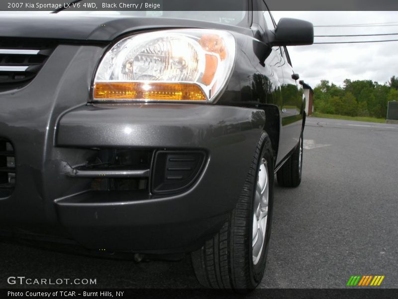 Black Cherry / Beige 2007 Kia Sportage LX V6 4WD