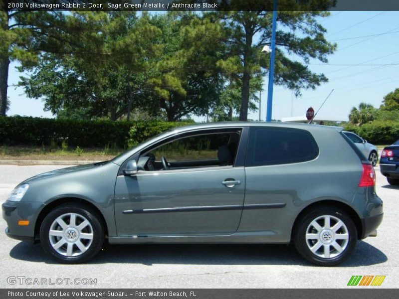Sage Green Metallic / Anthracite Black 2008 Volkswagen Rabbit 2 Door