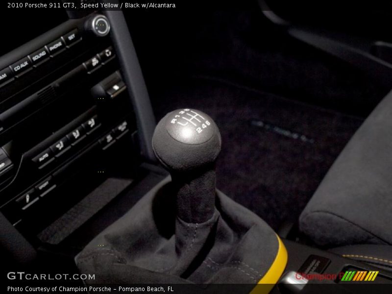 Speed Yellow / Black w/Alcantara 2010 Porsche 911 GT3