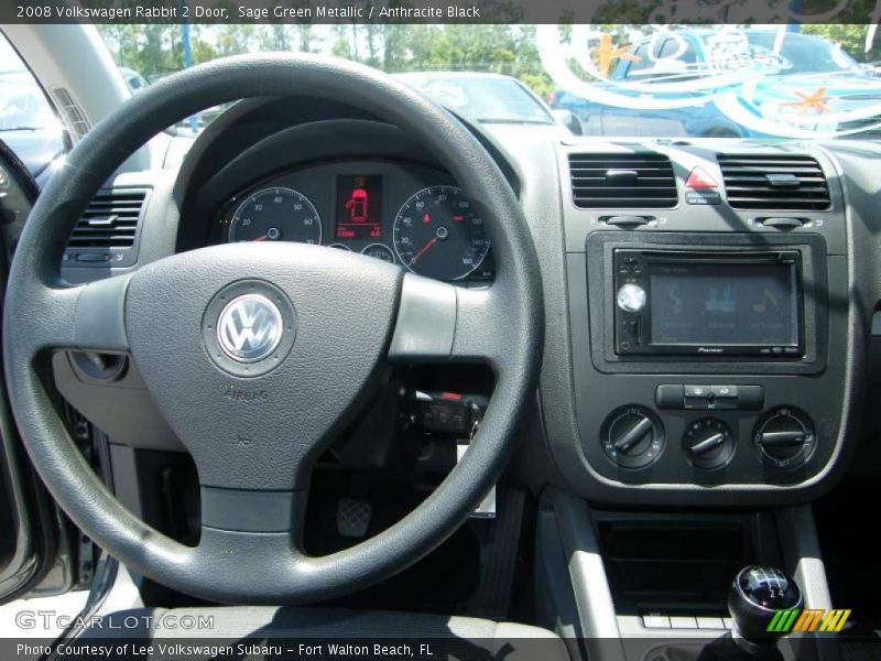 Sage Green Metallic / Anthracite Black 2008 Volkswagen Rabbit 2 Door