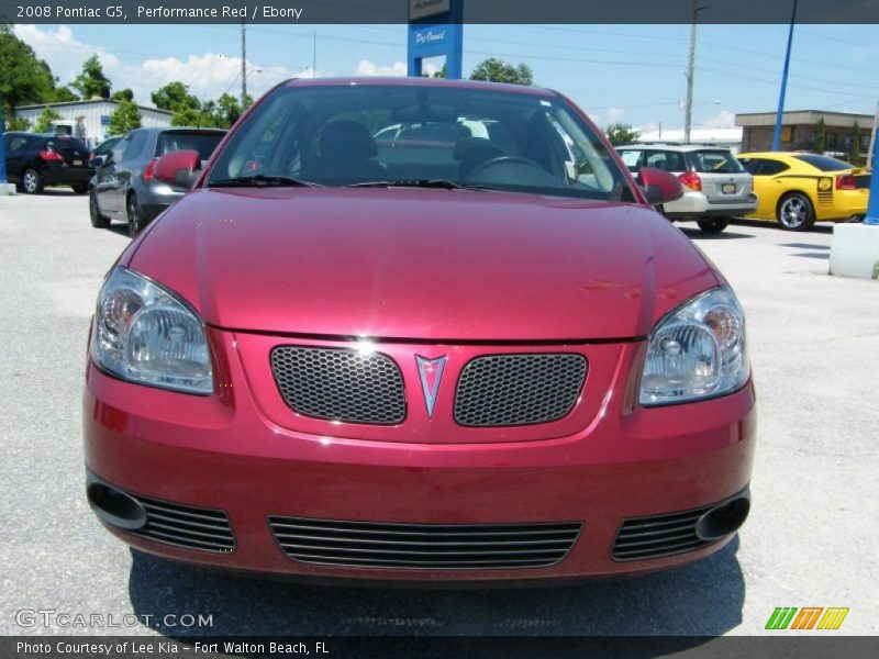 Performance Red / Ebony 2008 Pontiac G5