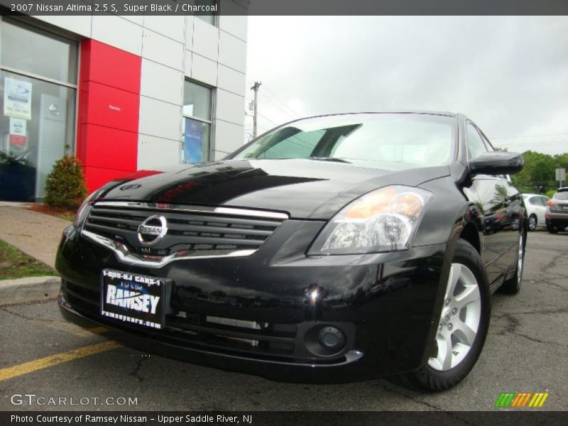 Super Black / Charcoal 2007 Nissan Altima 2.5 S