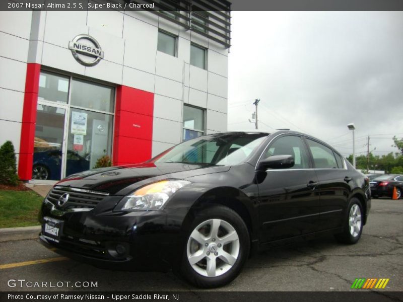 Super Black / Charcoal 2007 Nissan Altima 2.5 S