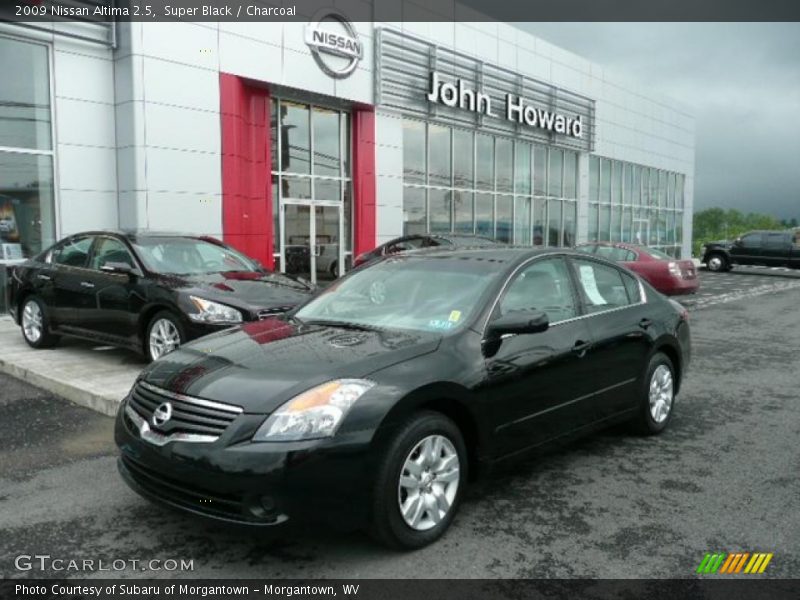 Super Black / Charcoal 2009 Nissan Altima 2.5