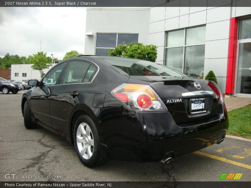 Super Black / Charcoal 2007 Nissan Altima 2.5 S