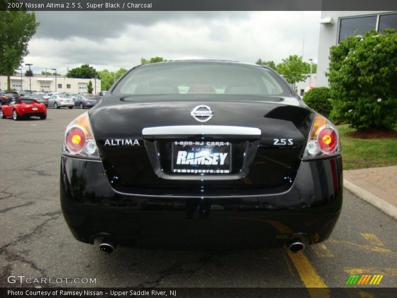 Super Black / Charcoal 2007 Nissan Altima 2.5 S