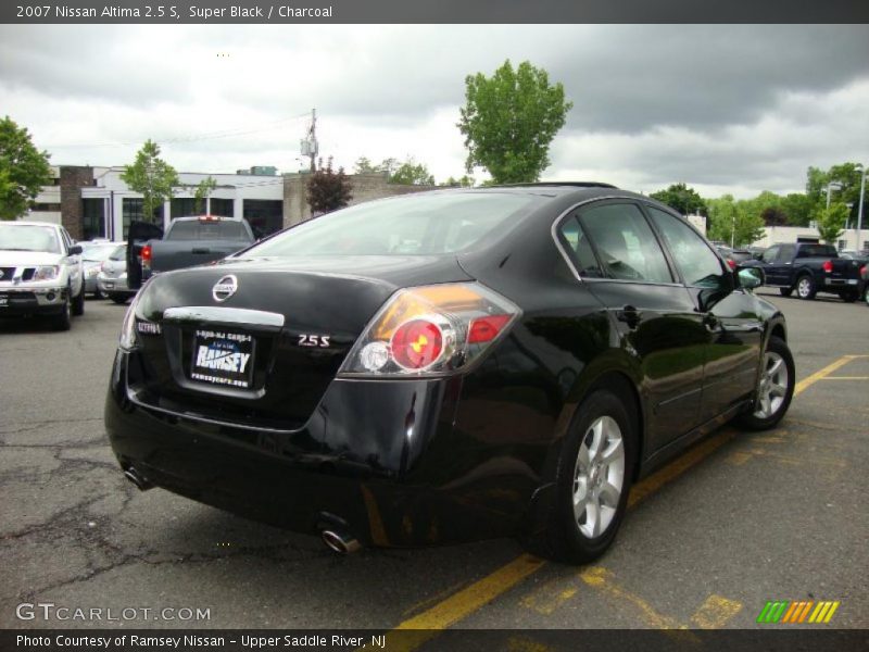 Super Black / Charcoal 2007 Nissan Altima 2.5 S