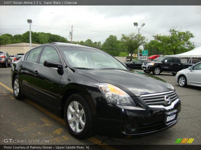Super Black / Charcoal 2007 Nissan Altima 2.5 S