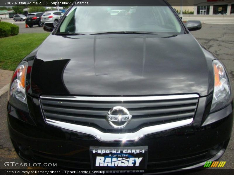 Super Black / Charcoal 2007 Nissan Altima 2.5 S