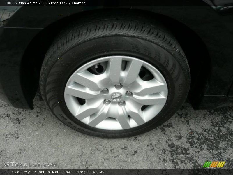 Super Black / Charcoal 2009 Nissan Altima 2.5