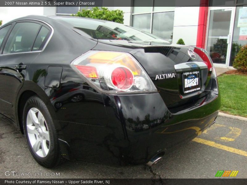 Super Black / Charcoal 2007 Nissan Altima 2.5 S