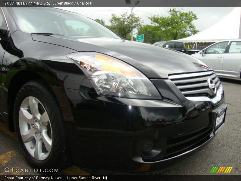 Super Black / Charcoal 2007 Nissan Altima 2.5 S