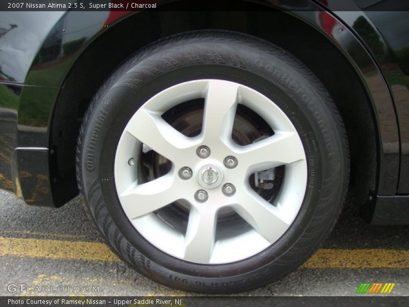 Super Black / Charcoal 2007 Nissan Altima 2.5 S