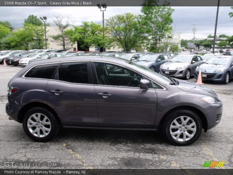 Galaxy Gray Mica / Black 2008 Mazda CX-7 Sport
