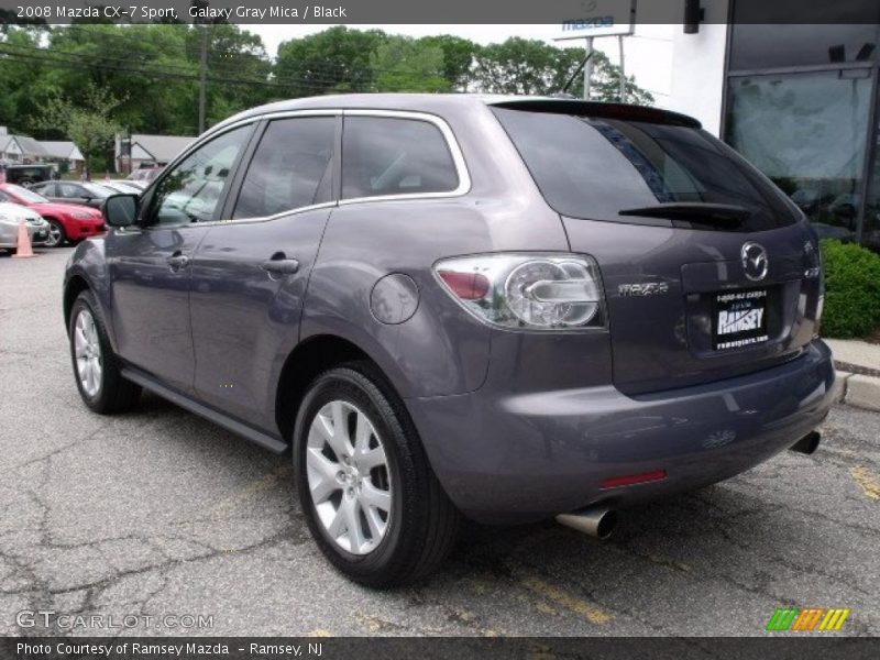 Galaxy Gray Mica / Black 2008 Mazda CX-7 Sport