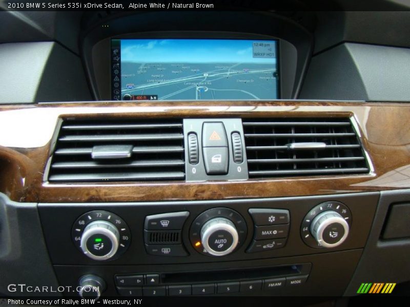 Alpine White / Natural Brown 2010 BMW 5 Series 535i xDrive Sedan