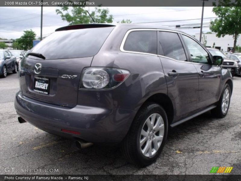 Galaxy Gray Mica / Black 2008 Mazda CX-7 Sport