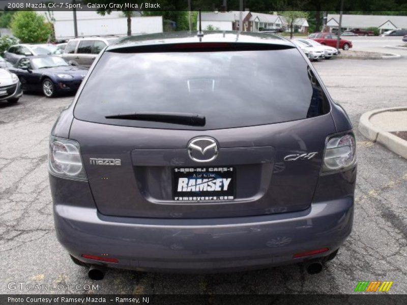 Galaxy Gray Mica / Black 2008 Mazda CX-7 Sport