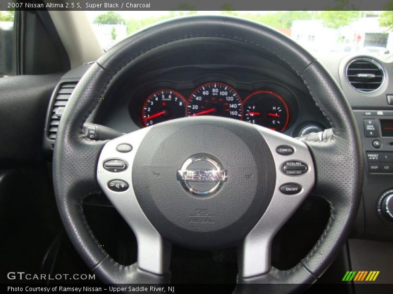 Super Black / Charcoal 2007 Nissan Altima 2.5 S
