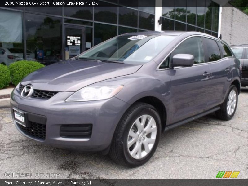 Galaxy Gray Mica / Black 2008 Mazda CX-7 Sport