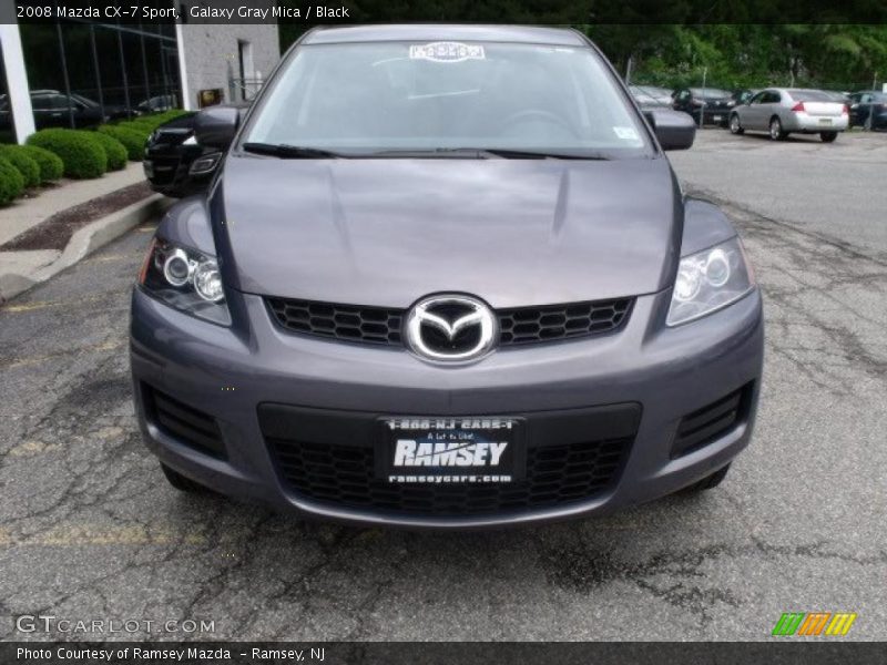 Galaxy Gray Mica / Black 2008 Mazda CX-7 Sport