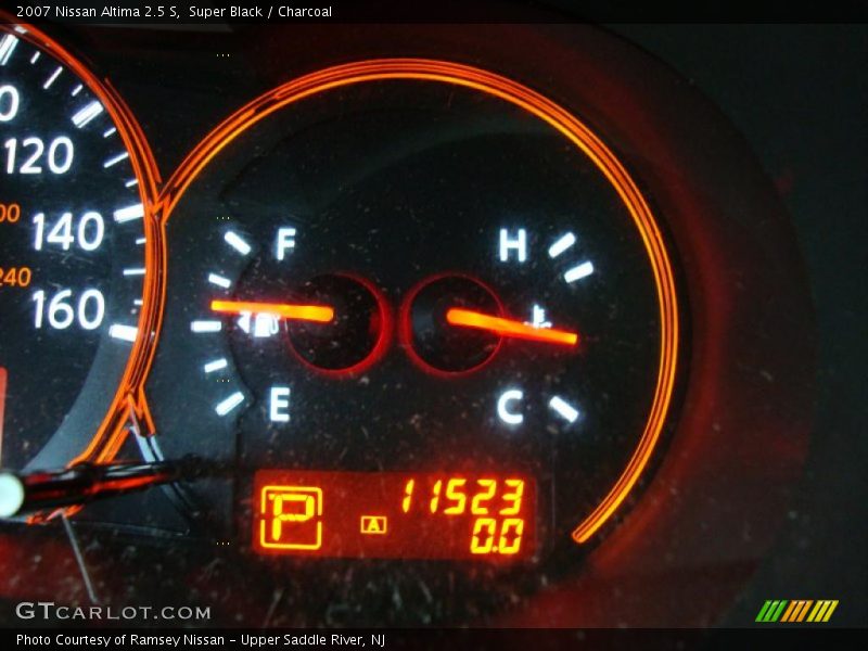 Super Black / Charcoal 2007 Nissan Altima 2.5 S