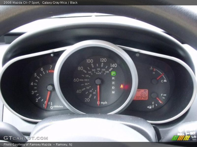 Galaxy Gray Mica / Black 2008 Mazda CX-7 Sport