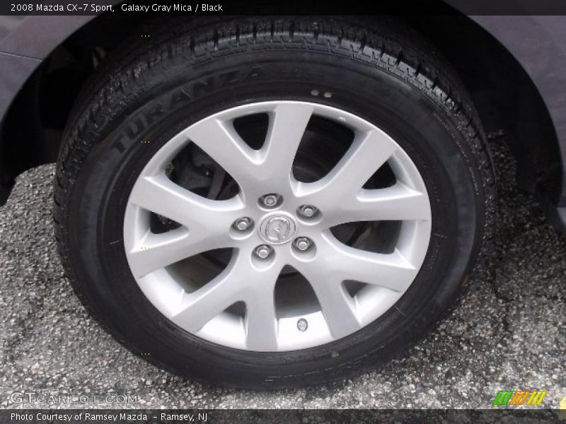 Galaxy Gray Mica / Black 2008 Mazda CX-7 Sport