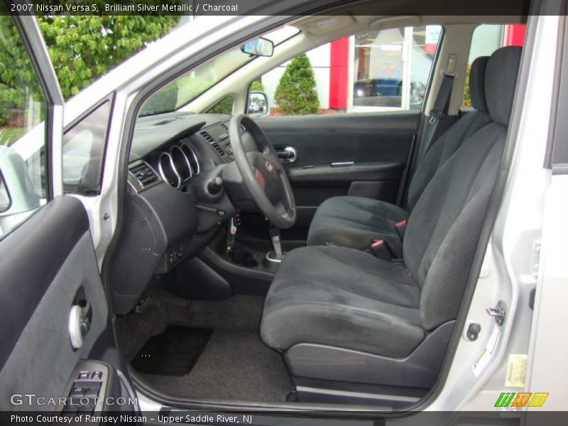 Brilliant Silver Metallic / Charcoal 2007 Nissan Versa S