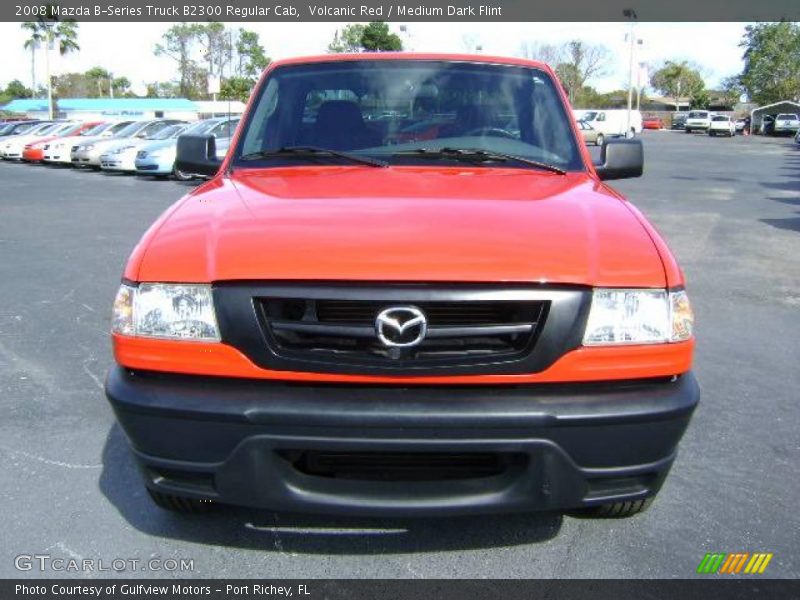 Volcanic Red / Medium Dark Flint 2008 Mazda B-Series Truck B2300 Regular Cab