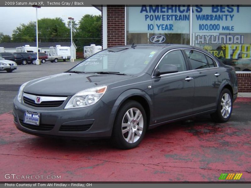 Techno Gray / Black 2009 Saturn Aura XR