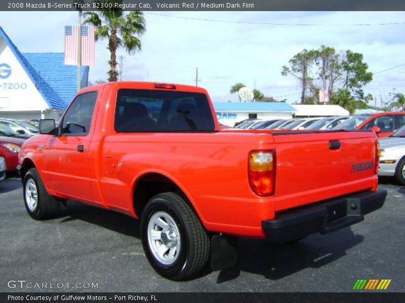 Volcanic Red / Medium Dark Flint 2008 Mazda B-Series Truck B2300 Regular Cab