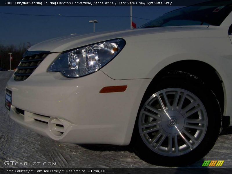 Stone White / Dark Slate Gray/Light Slate Gray 2008 Chrysler Sebring Touring Hardtop Convertible