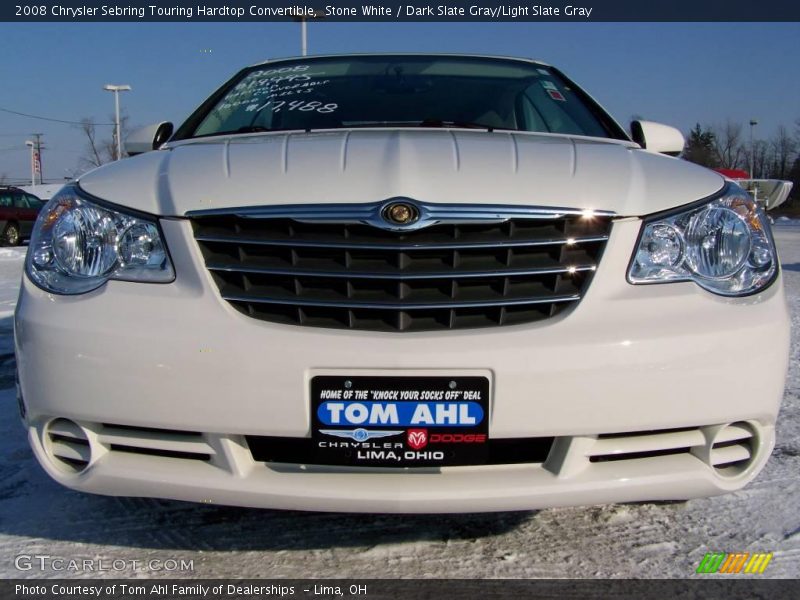 Stone White / Dark Slate Gray/Light Slate Gray 2008 Chrysler Sebring Touring Hardtop Convertible