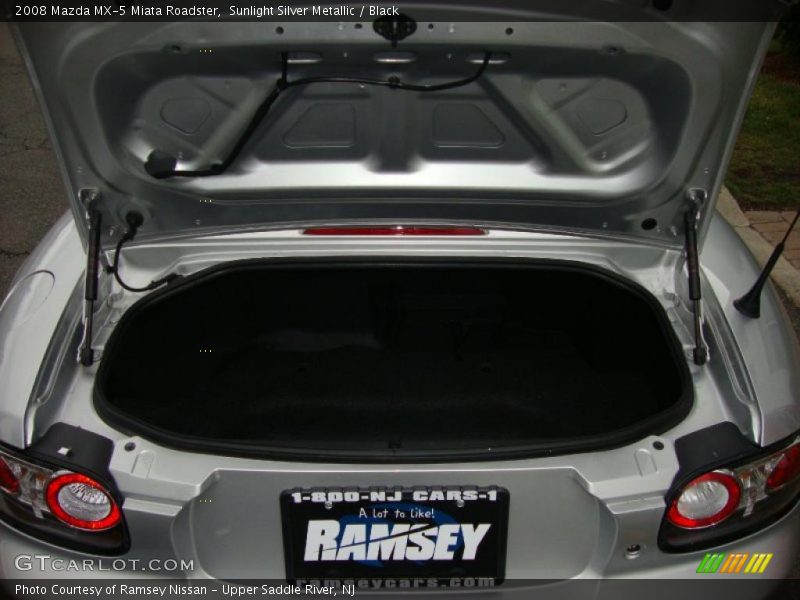 Sunlight Silver Metallic / Black 2008 Mazda MX-5 Miata Roadster