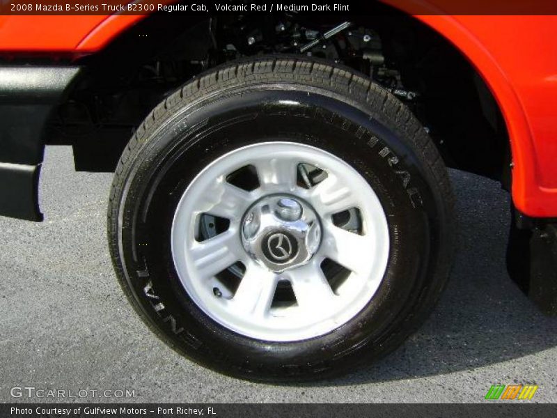 Volcanic Red / Medium Dark Flint 2008 Mazda B-Series Truck B2300 Regular Cab