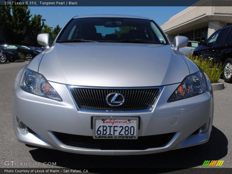 Tungsten Pearl / Black 2007 Lexus IS 350