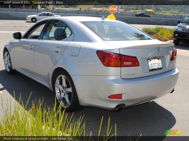 Tungsten Pearl / Black 2007 Lexus IS 350
