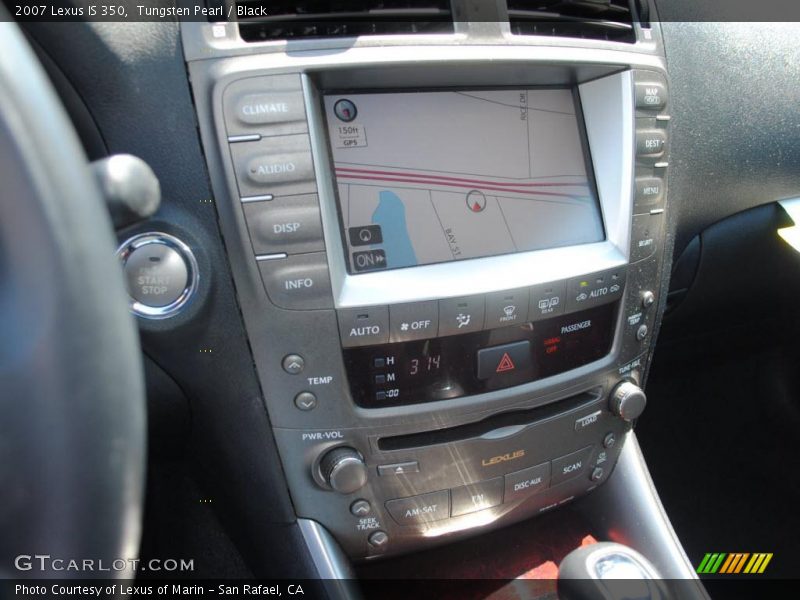 Tungsten Pearl / Black 2007 Lexus IS 350