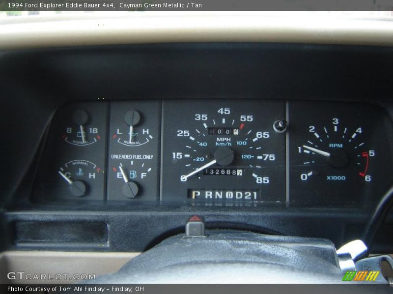 Cayman Green Metallic / Tan 1994 Ford Explorer Eddie Bauer 4x4