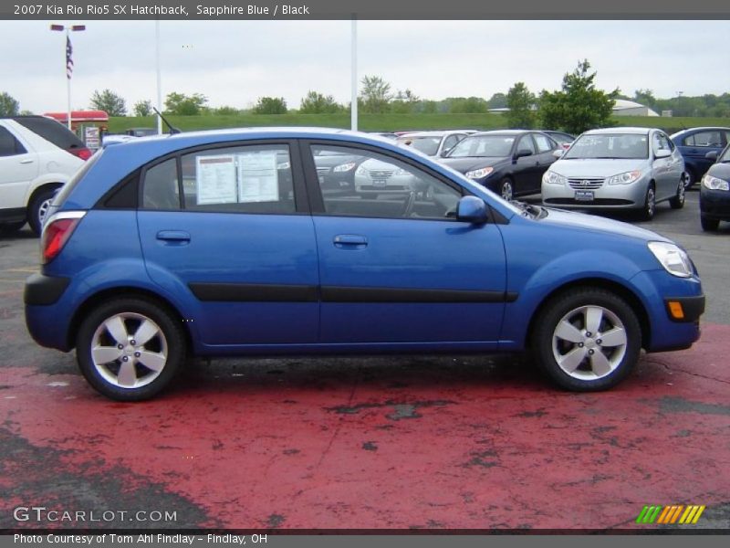 Sapphire Blue / Black 2007 Kia Rio Rio5 SX Hatchback
