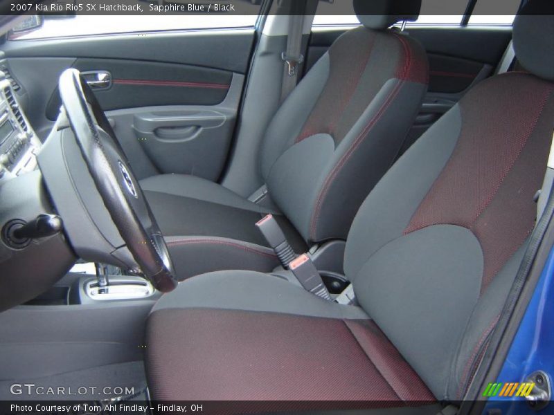 Sapphire Blue / Black 2007 Kia Rio Rio5 SX Hatchback