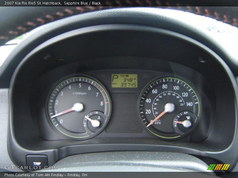 Sapphire Blue / Black 2007 Kia Rio Rio5 SX Hatchback