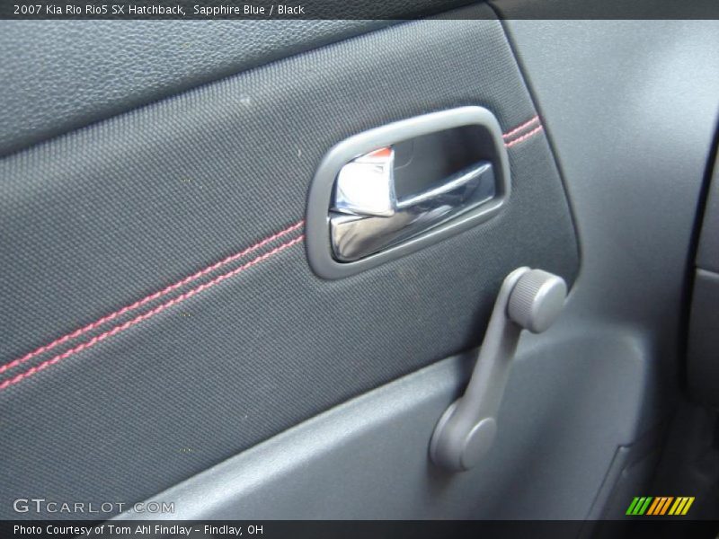 Sapphire Blue / Black 2007 Kia Rio Rio5 SX Hatchback
