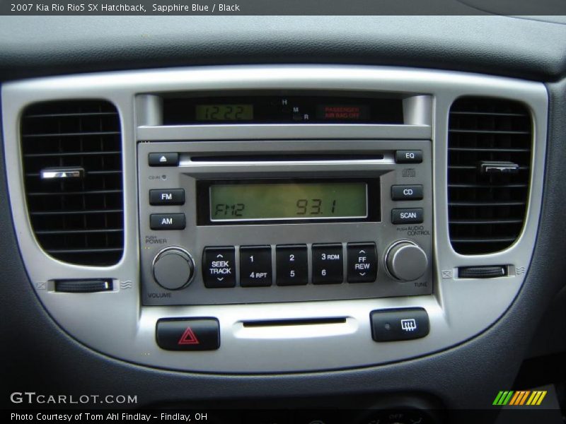 Sapphire Blue / Black 2007 Kia Rio Rio5 SX Hatchback