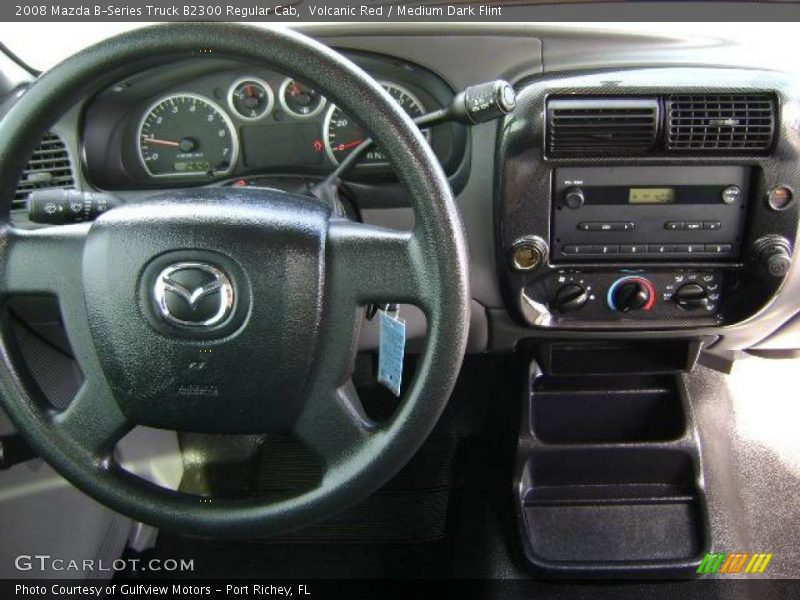 Volcanic Red / Medium Dark Flint 2008 Mazda B-Series Truck B2300 Regular Cab