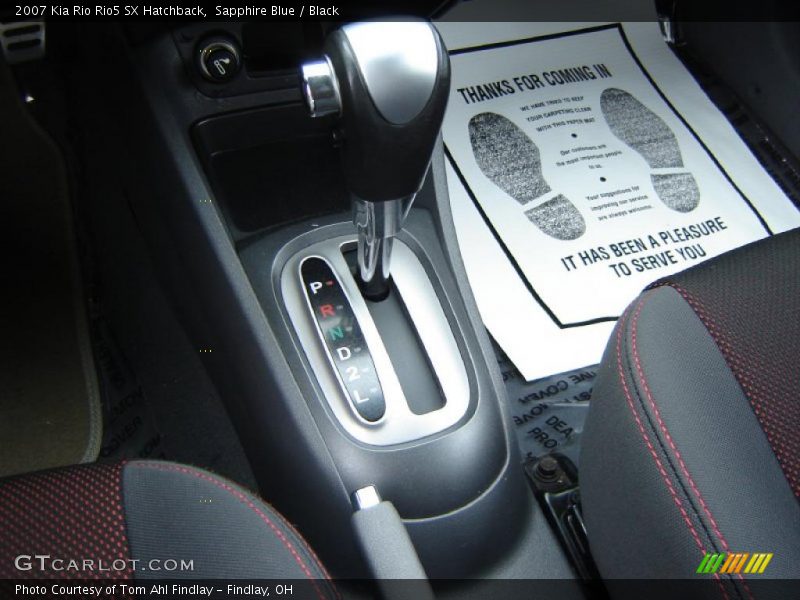 Sapphire Blue / Black 2007 Kia Rio Rio5 SX Hatchback