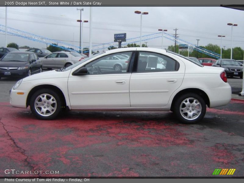 Stone White / Dark Slate Gray 2005 Dodge Neon SXT